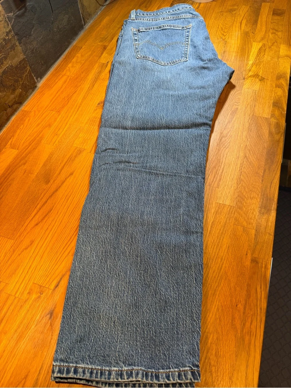Levi's 505 Men's Light Blue Straight Leg Denim Jeans-size 36x29 (034)